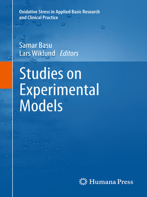 cover image of Studies on Experimental Models